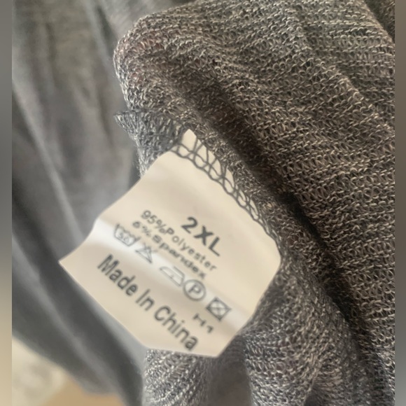 New in bag unbranded lightweight grey duster with long sleeves - Picture 5 of 7